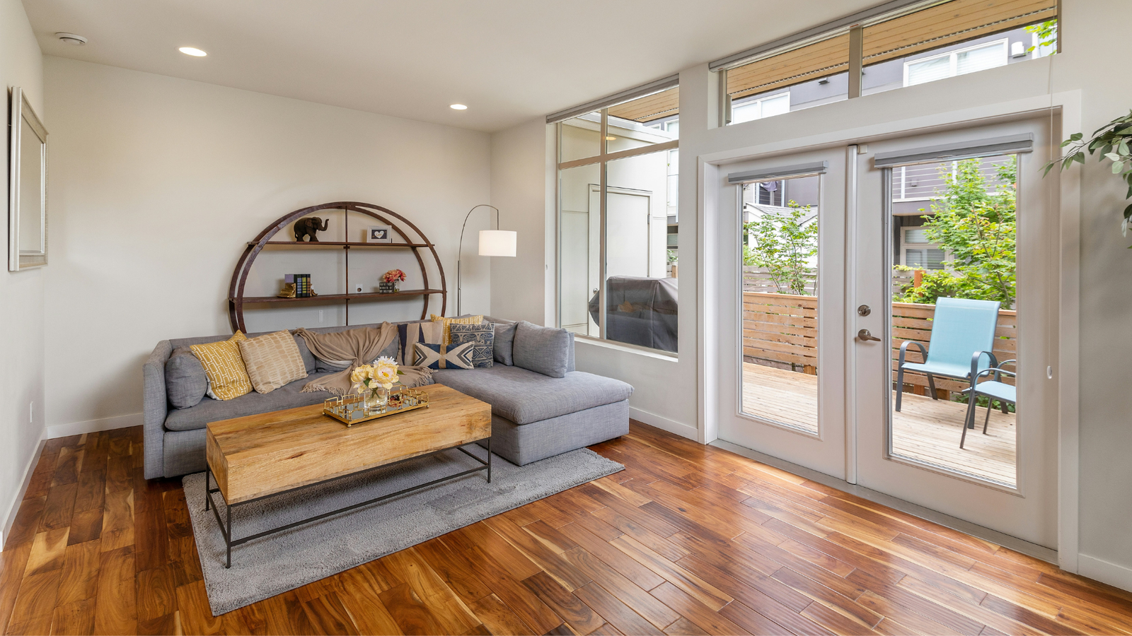 House main living area after professional deep cleaning
