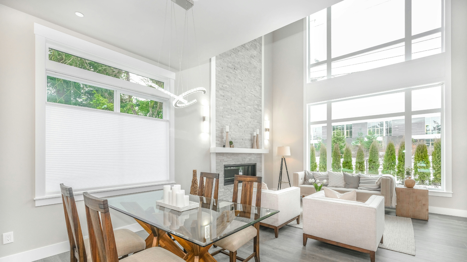 Home with refreshed windows after cleaning service