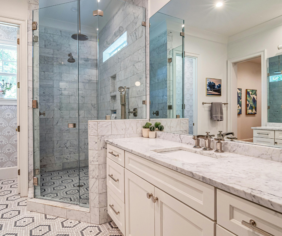 bathroom cleaned with professional mastery.