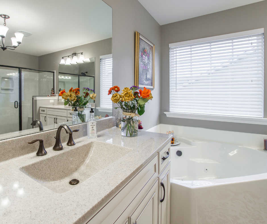 bathroom after receiving expert cleaning service by professionals in Clinton, MA