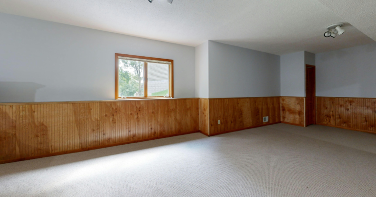 new home interior room, cleaned and ready to be decorated