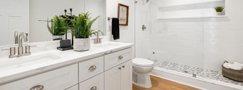 bathroom, cleaned and pristine