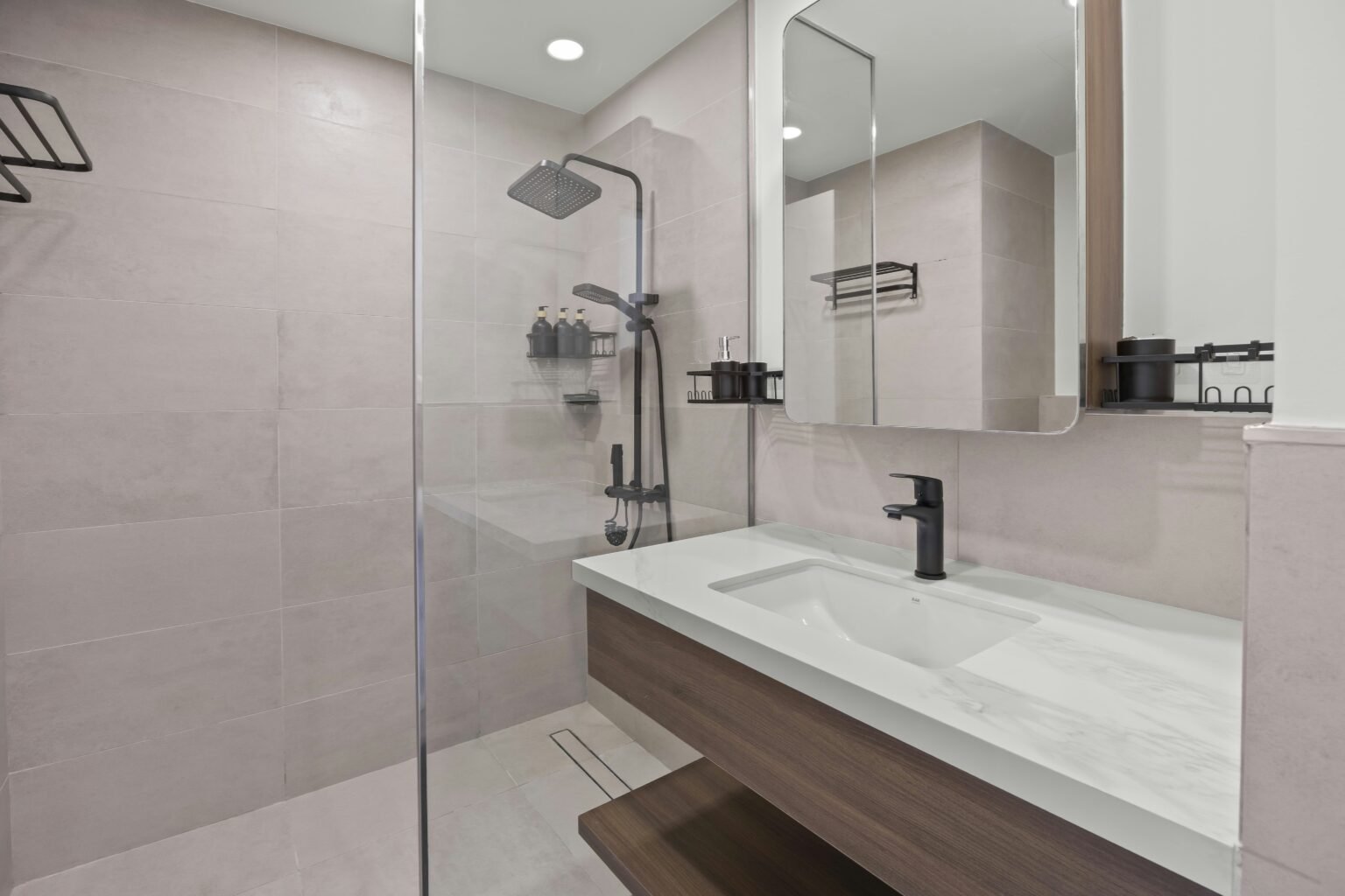 bathroom after being cleaned by experts with years of experience