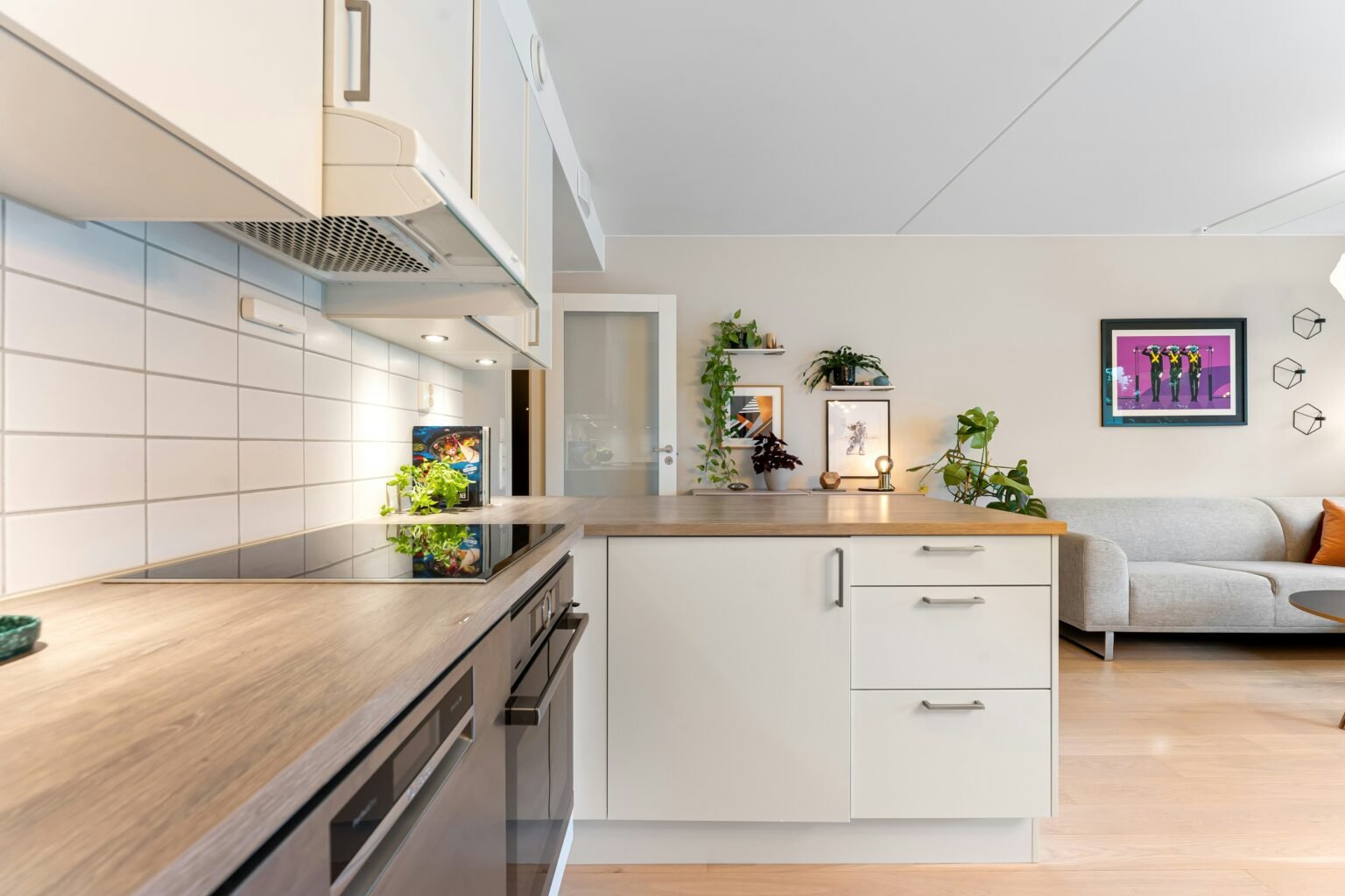 home interior, cleaned and comfortable