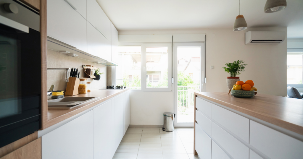 organized and clean kitchen