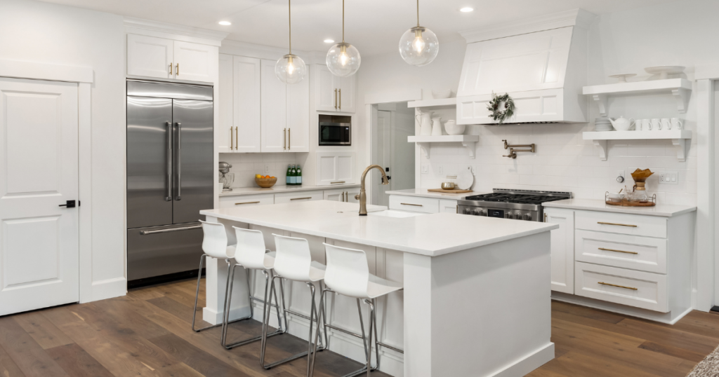 pristine kitchen, ready to be used