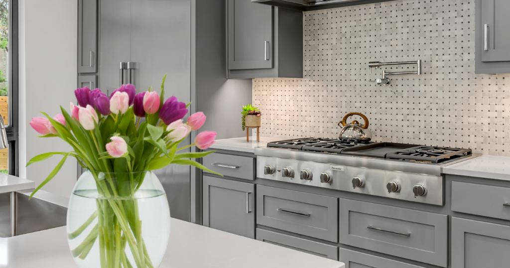 Organized and cozy kitchen