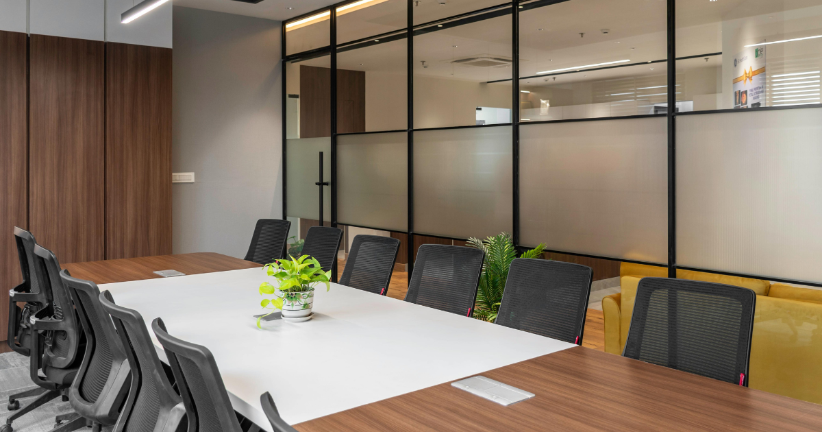 office after a professional cleaning