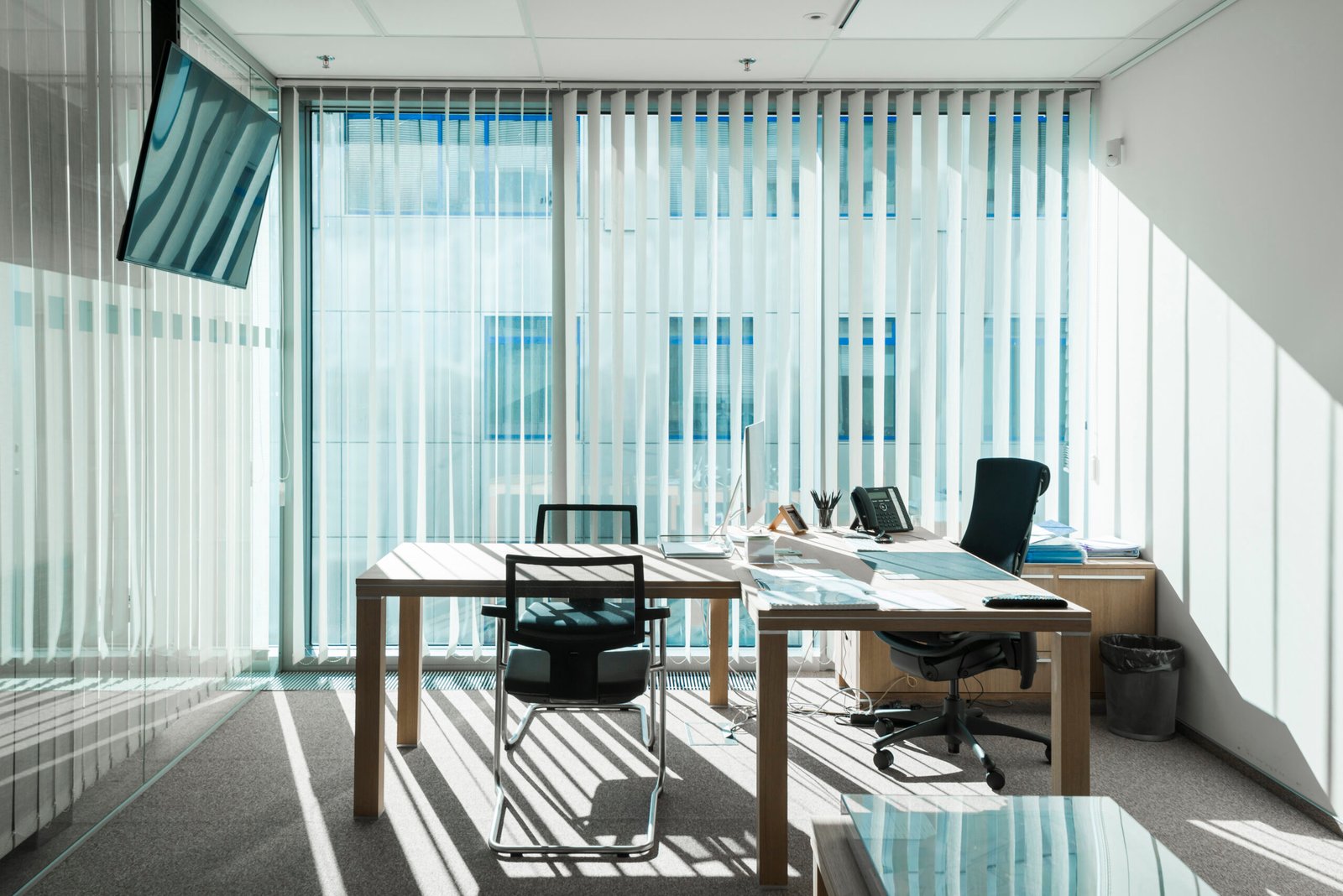 Office after a detailed cleaning by Lux Professional Cleaning